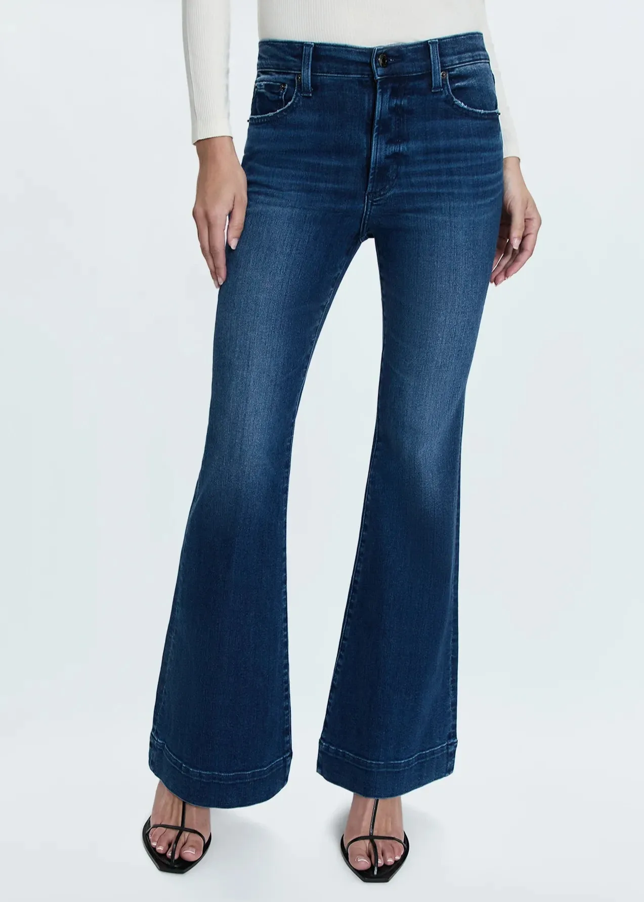 Slim Vintage Lover Pistola Kinsley Mid Rise Ultra Flare Jeans- Modern