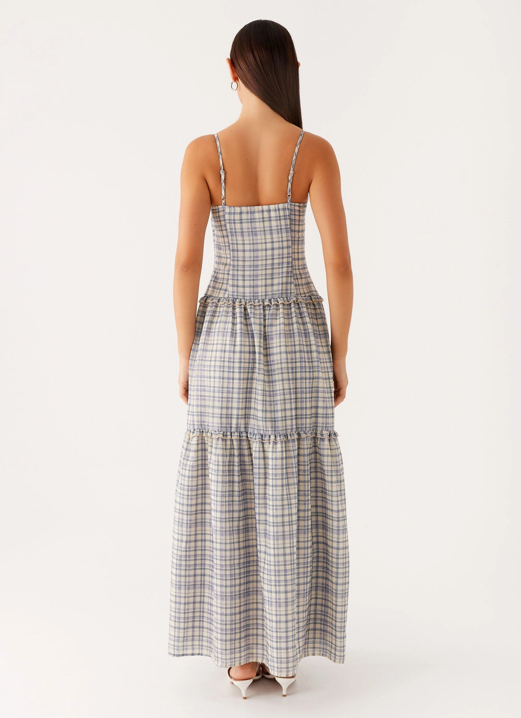 Smooth Line Picture Perfect Hermie Midi Dress - Check