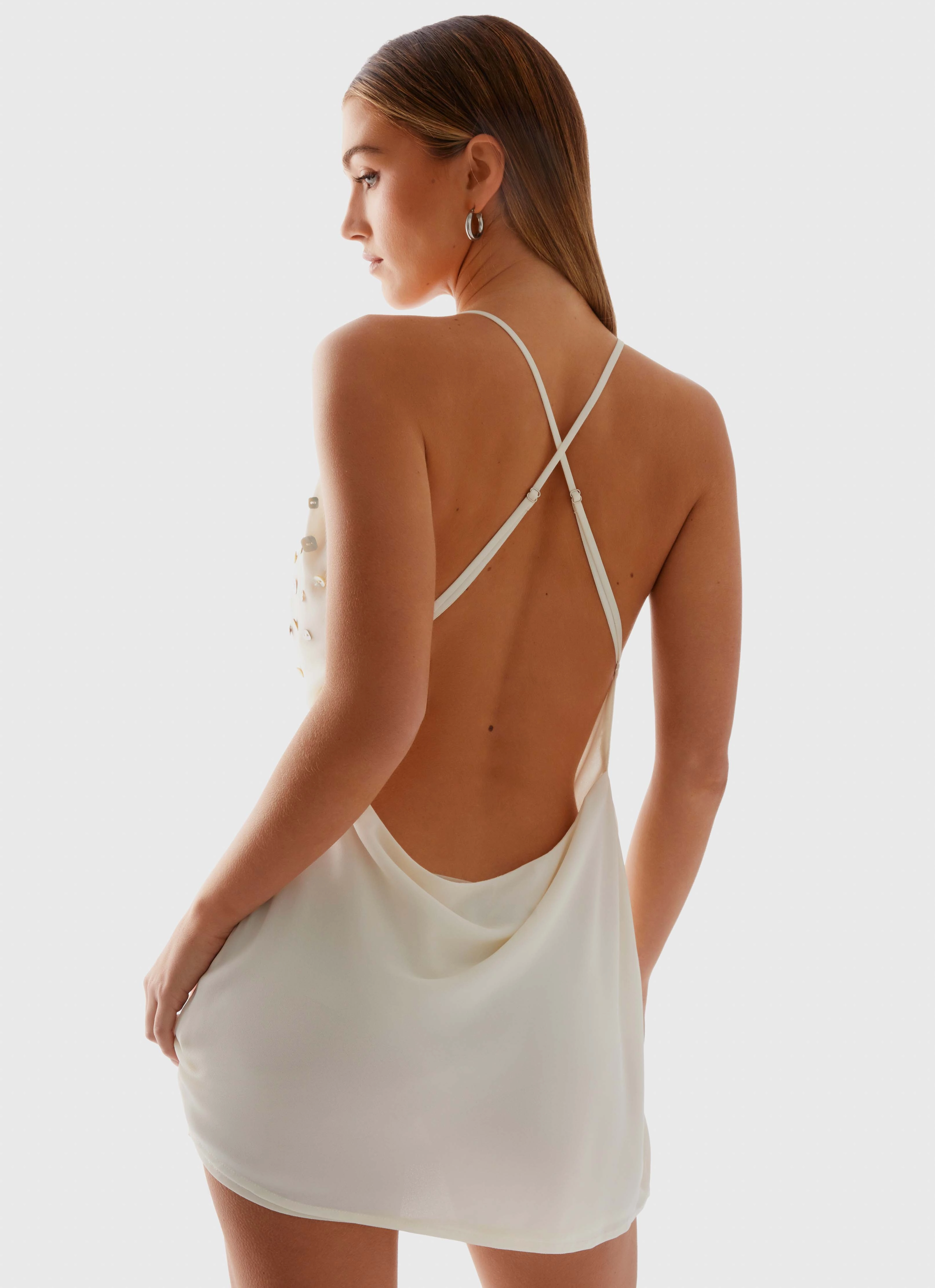 Chill Piece Tailored Layers Renegade Feeling Mini Dress - Muted Yellow