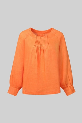 Fall Ready Scented Tea | Pintucked Linen Blouse