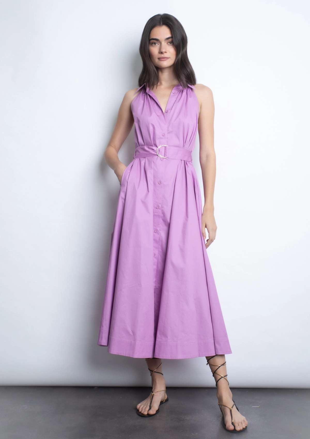 Simple Form Trinidad Midi Dress - Lavender