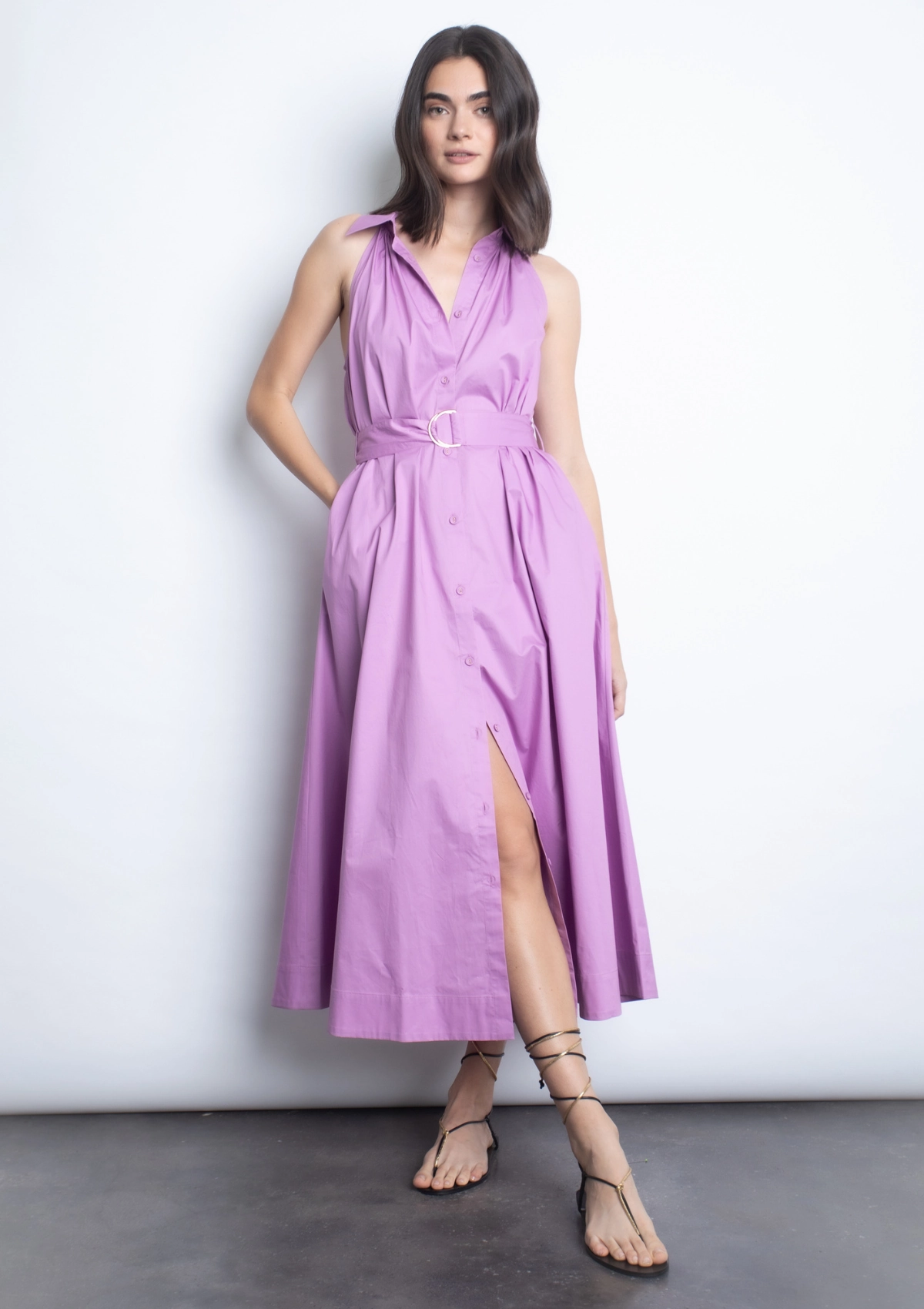 Trinidad Midi Dress - Lavender Charming Style