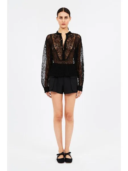 ContrastTipping Ulla Johnson Esme Blouse