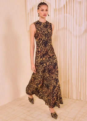 Ulla Johnson Clea Sleeveless Bias Long Dress Summer Ready