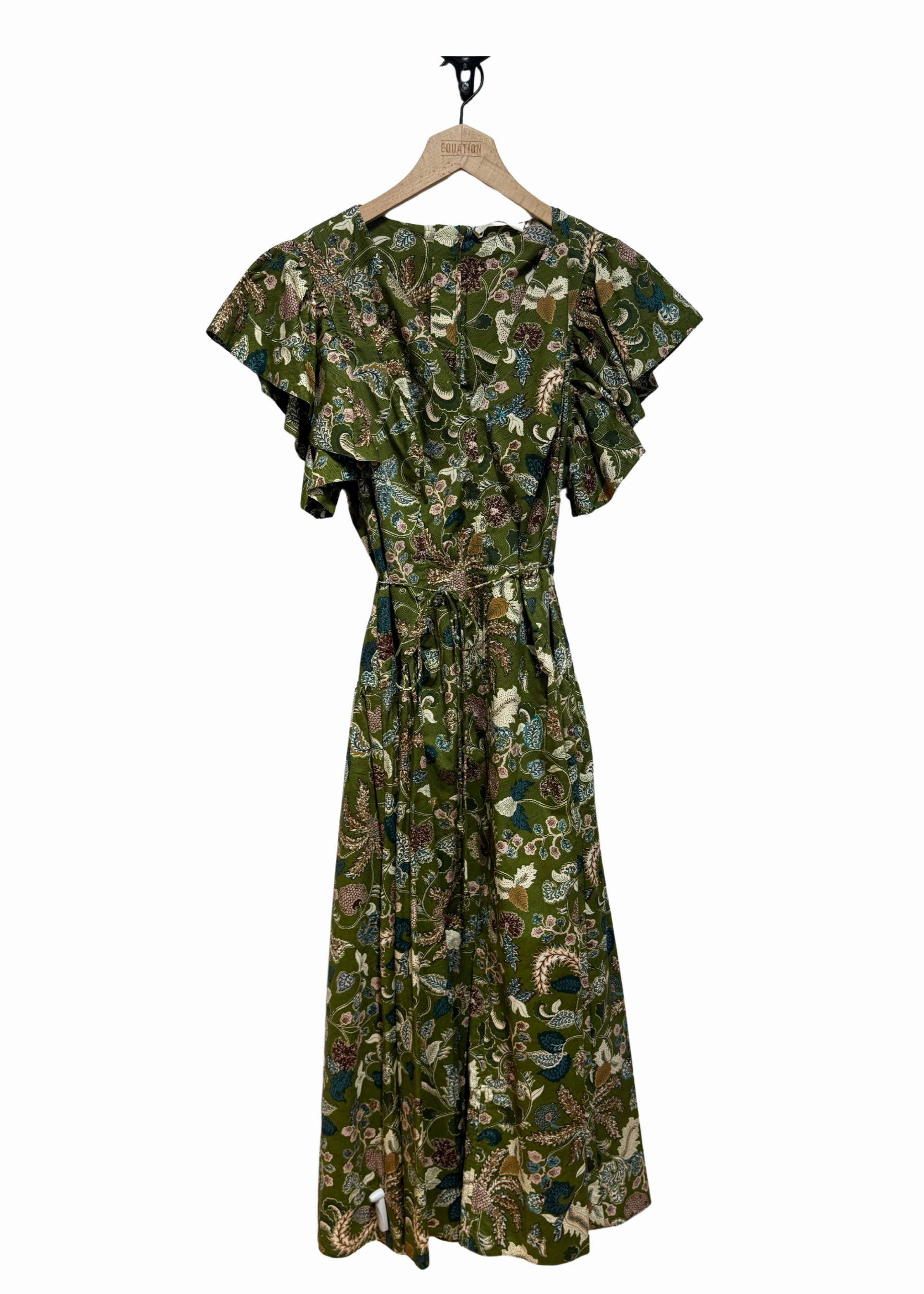 Ulla Johnson Darya Drop Waist Midi Dress Lichen Tailored Mood