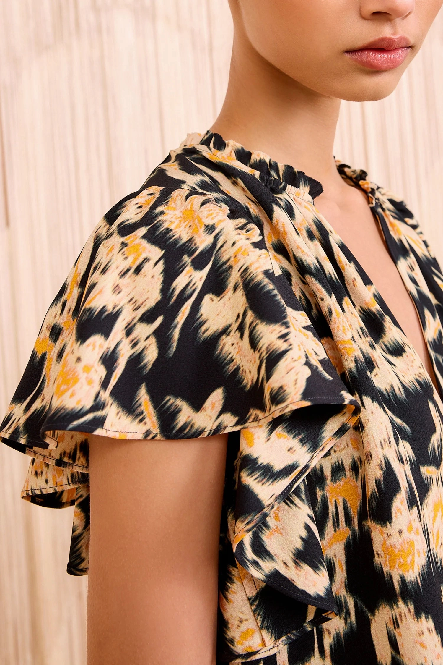 ZipClosure Ulla Johnson Lilo Flutter Sleeve Blouse