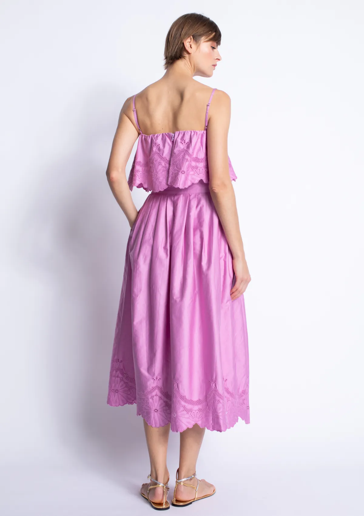 Mora Embroidered Skirt Soft Waistband