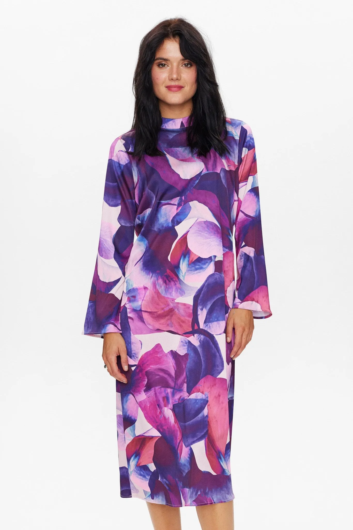 Mini-Length Romance Soul NUISOBELL DRESS - Violet Ice