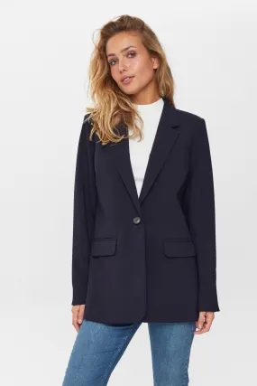 Elasticized Waist NURONJA BLAZER  - Dark Sapphire