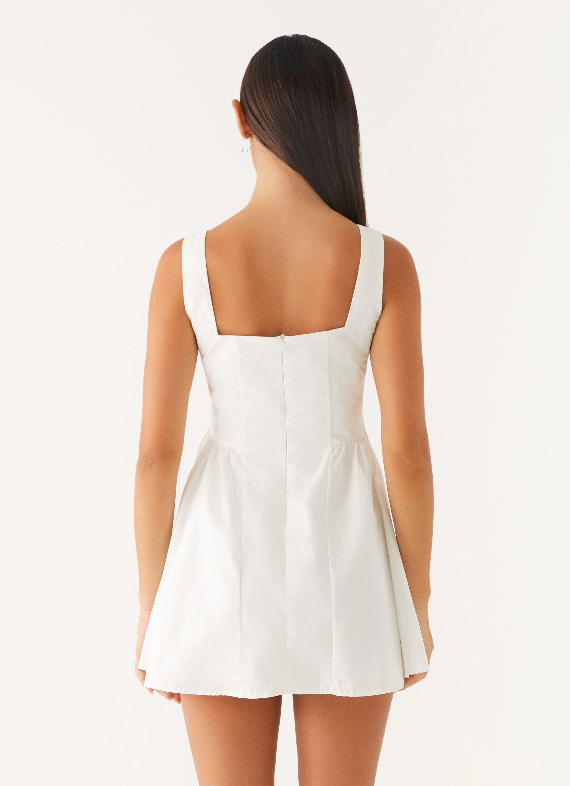 Unconditional Mini Dress - White Soft-touch daywear