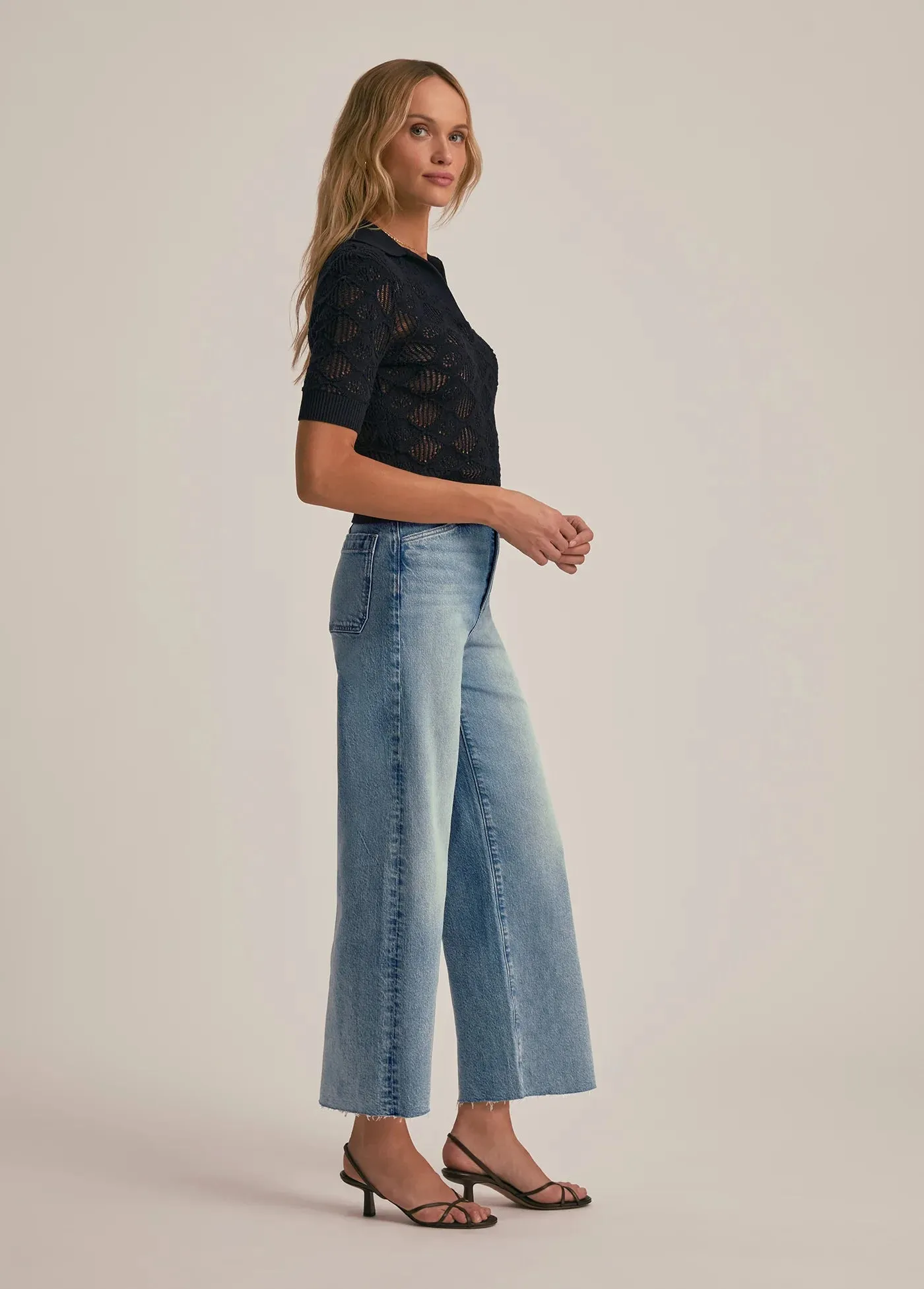 Relaxed Style Outdoor Enthusiast Evening Stroll Festival Outfit Date Night Professional Wear Favorite Daughter the Mischa Super High Rise Wide Leg Crop