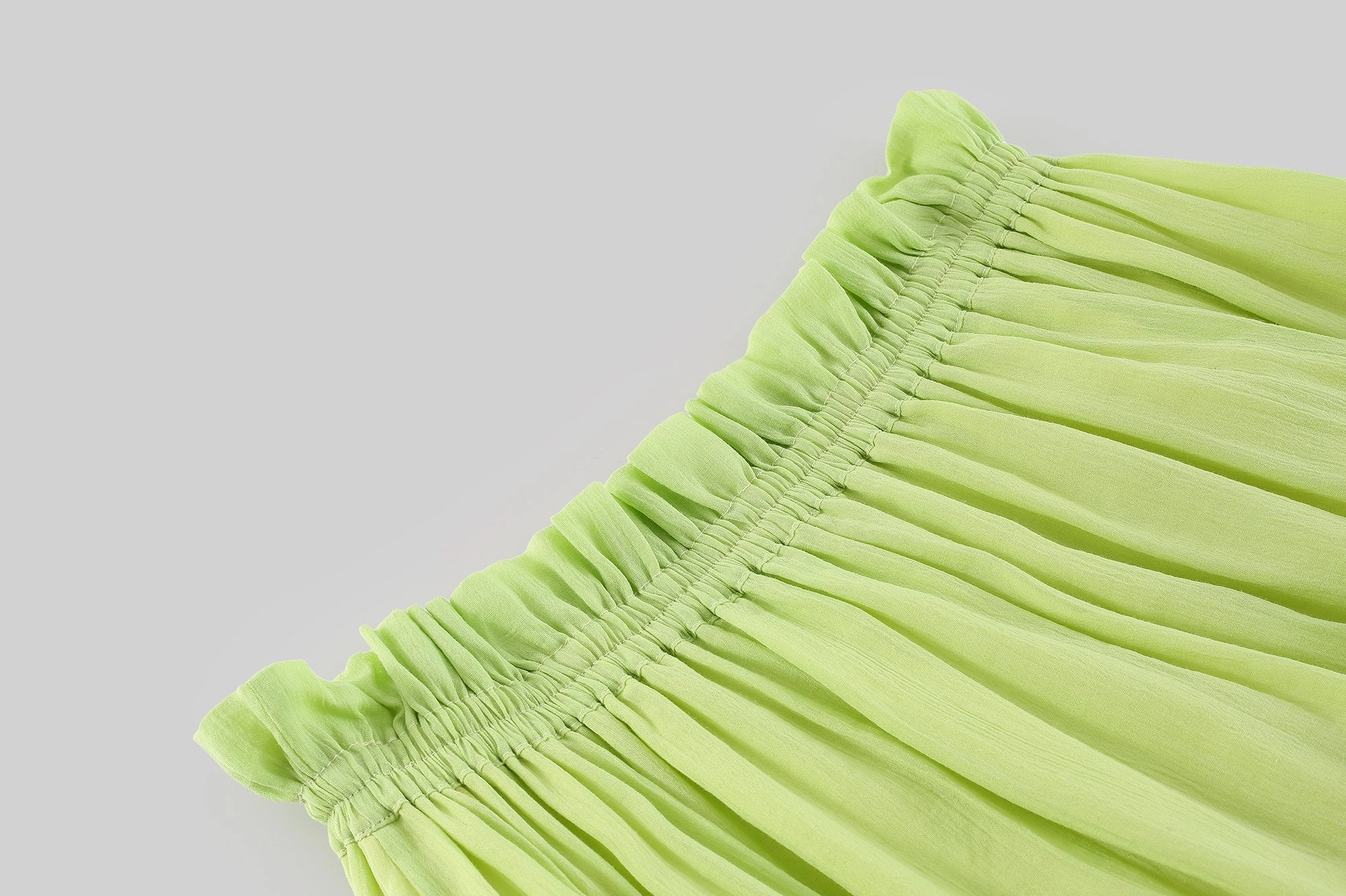 Compressed Stitch Tulip 03 | Cotton Skirt