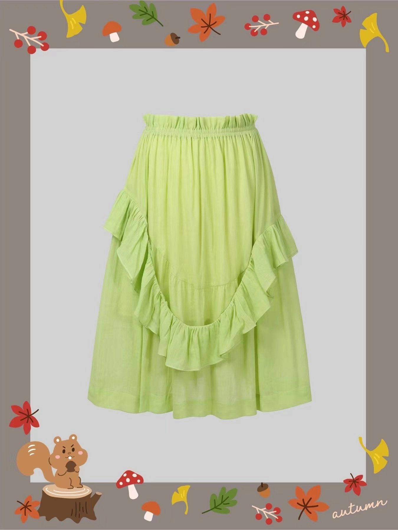 Simple Wear Stylish Drape Tulip 03 | Cotton Skirt
