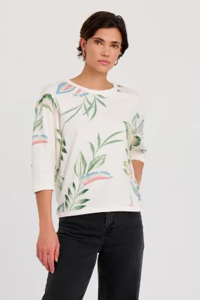 NUBRIGHED GWENNA BLOUSE - Cloud Dancer Casual Style Thermochromic Color Shift Tech