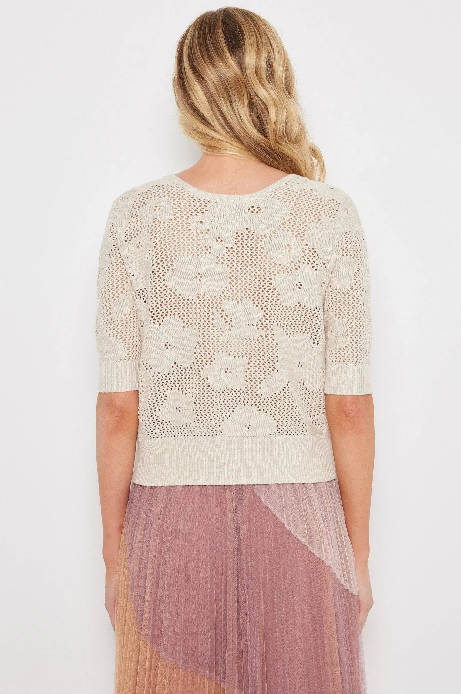 Lisa Todd Garden Party Cardigan Ventilated Back Panels