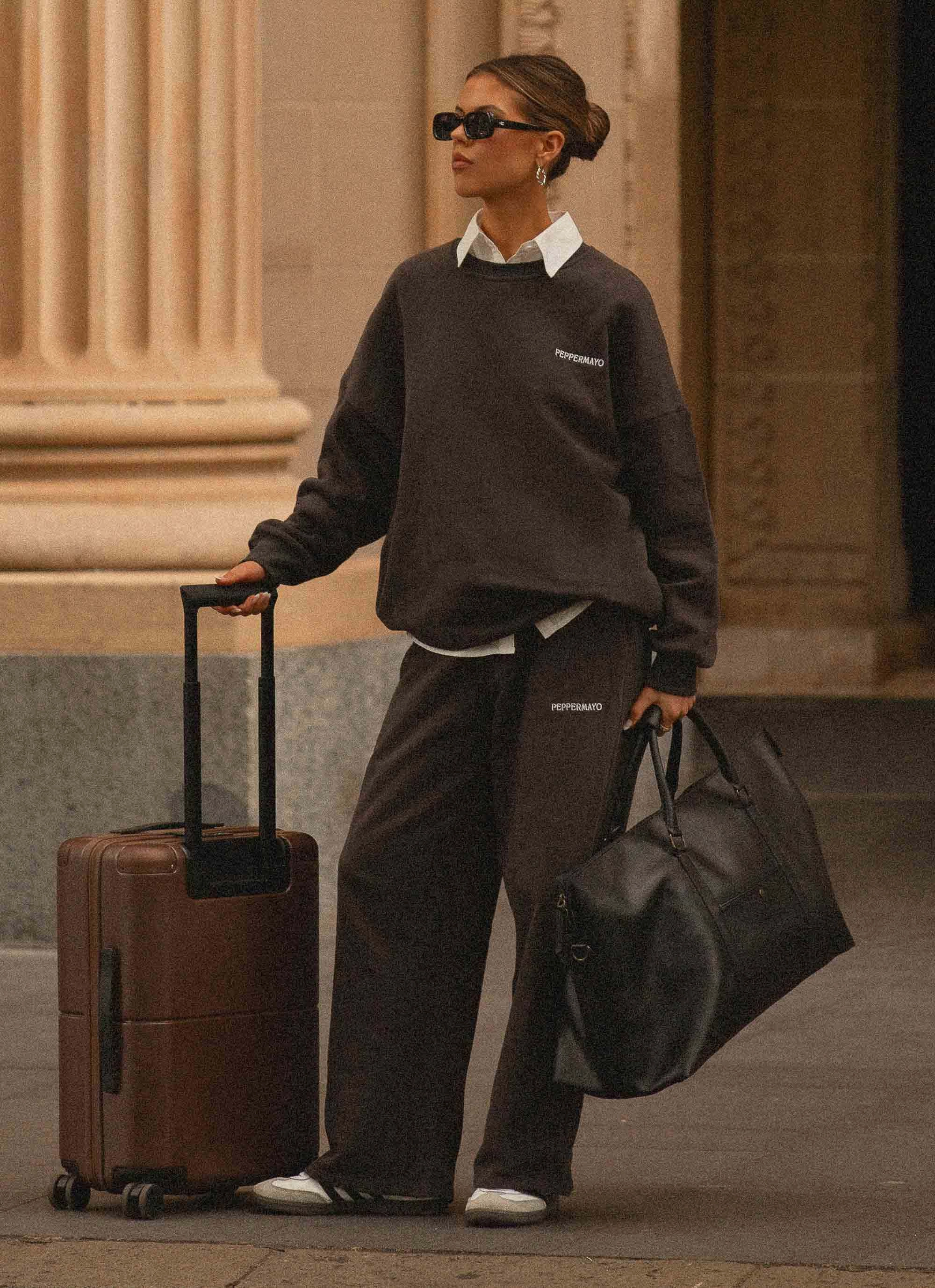 Daily Ready Signature Oversized Sweatshirt - Charcoal