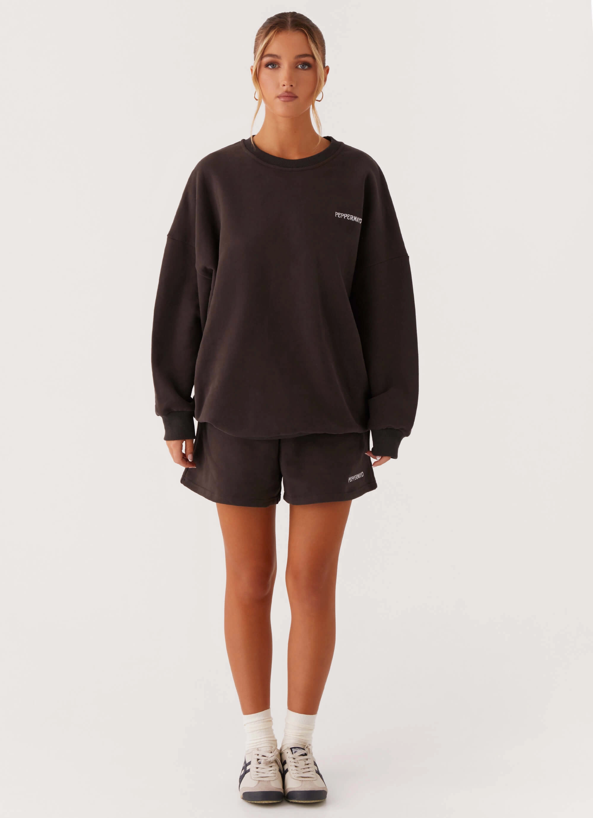 Signature Oversized Sweatshirt - Charcoal Grab And Go