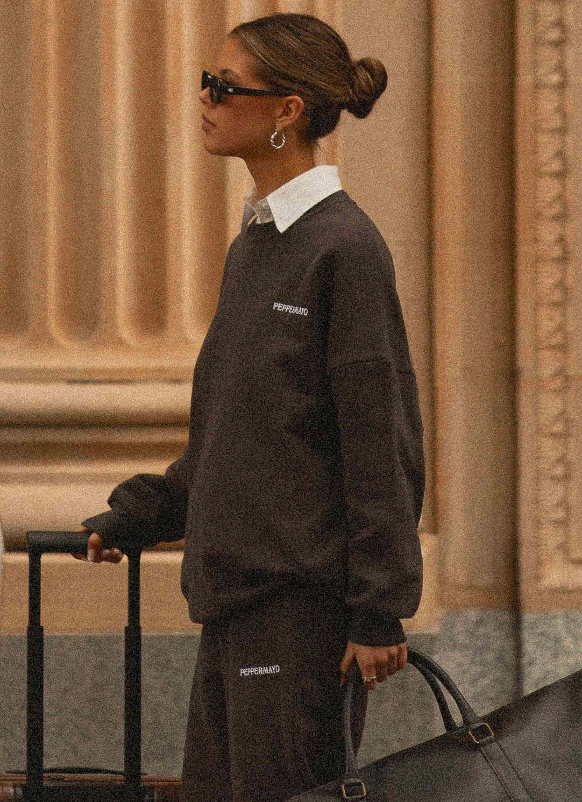 Signature Oversized Sweatshirt - Charcoal MultiDirectional Stretch