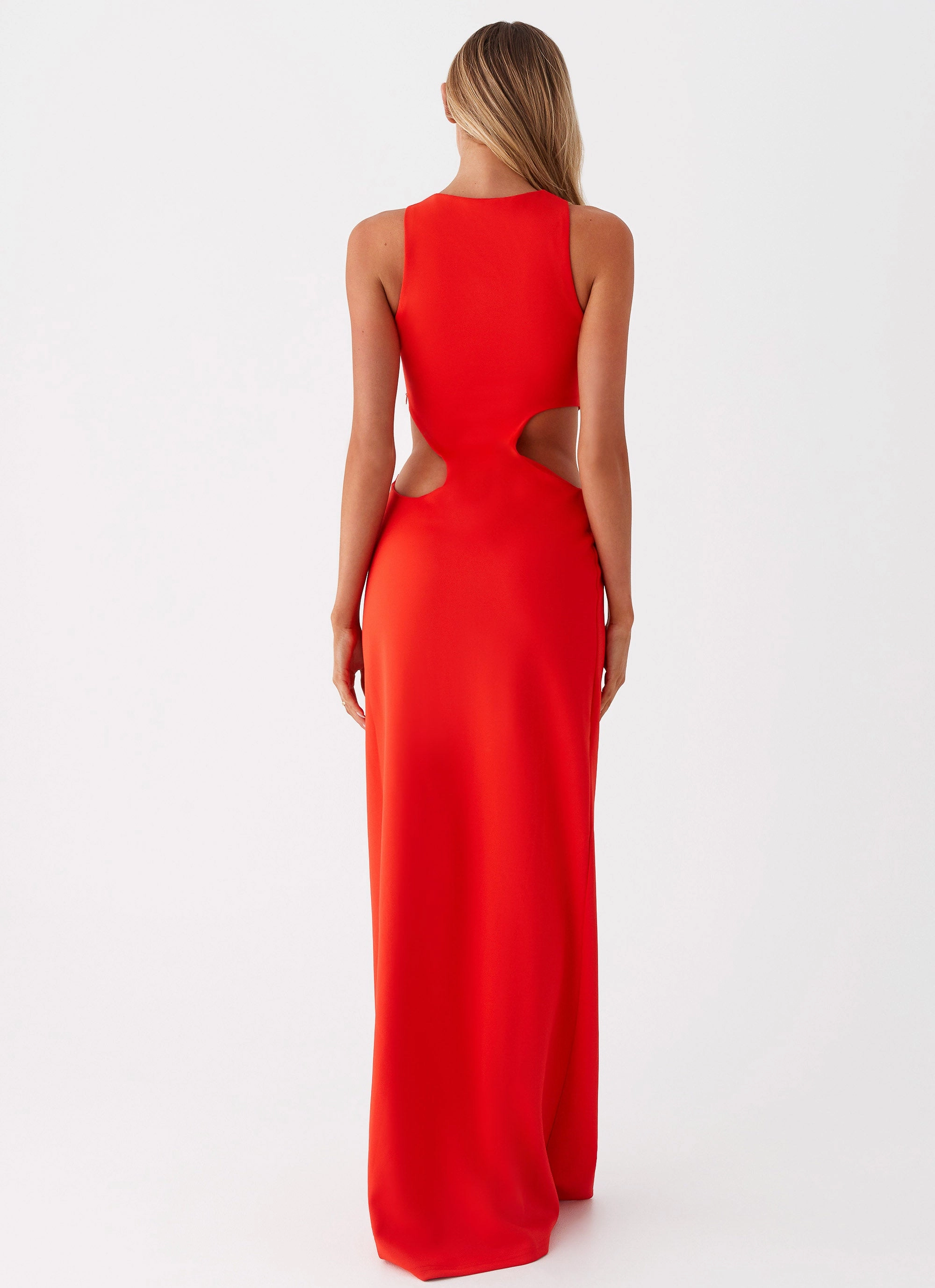 Timeless Energy Feminine Line Vaeloria Maxi Dress - Red