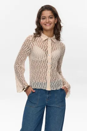 Neutral Tone Palette NUTURI SHIRT - Taupe Gray