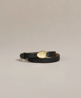 HighDensity Knit CompressionTechnology Leather Audrey Belt