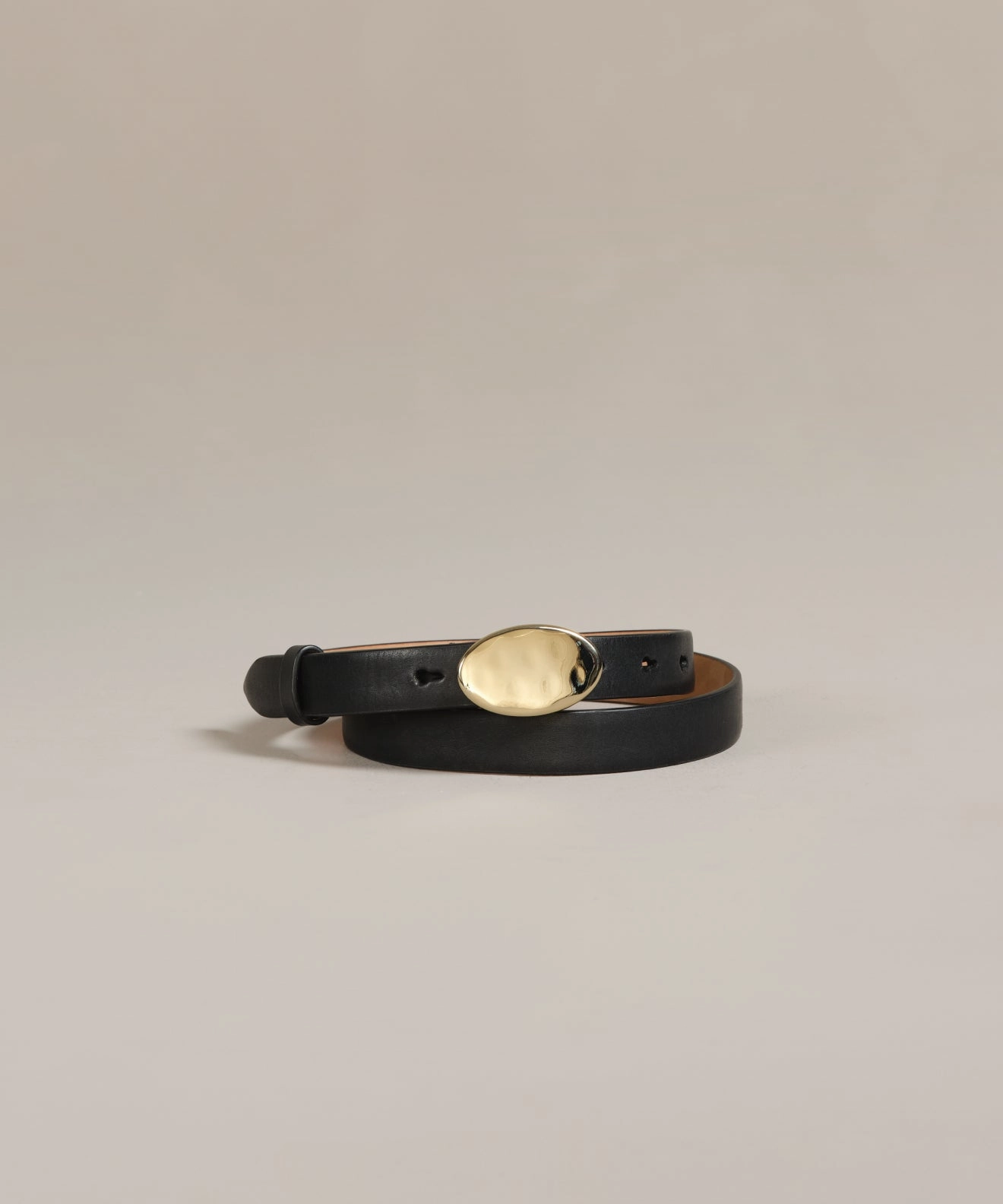 HighDensity Knit CompressionTechnology Leather Audrey Belt