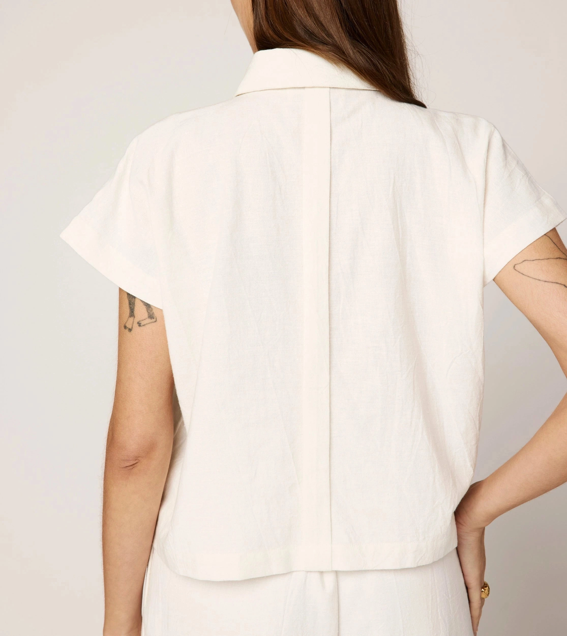 LowProfileSeams Kalora Blouse | Ivory