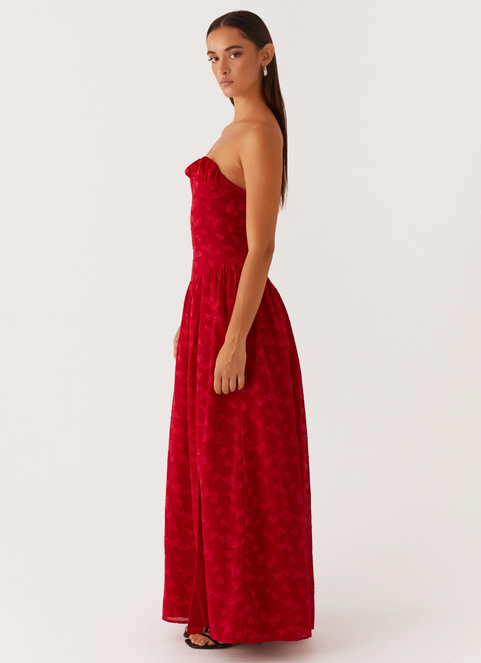 Fresh Glow Adira Maxi Dress - Red