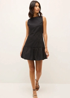 Statement-Print Marie Oliver Marilyn Dress Black