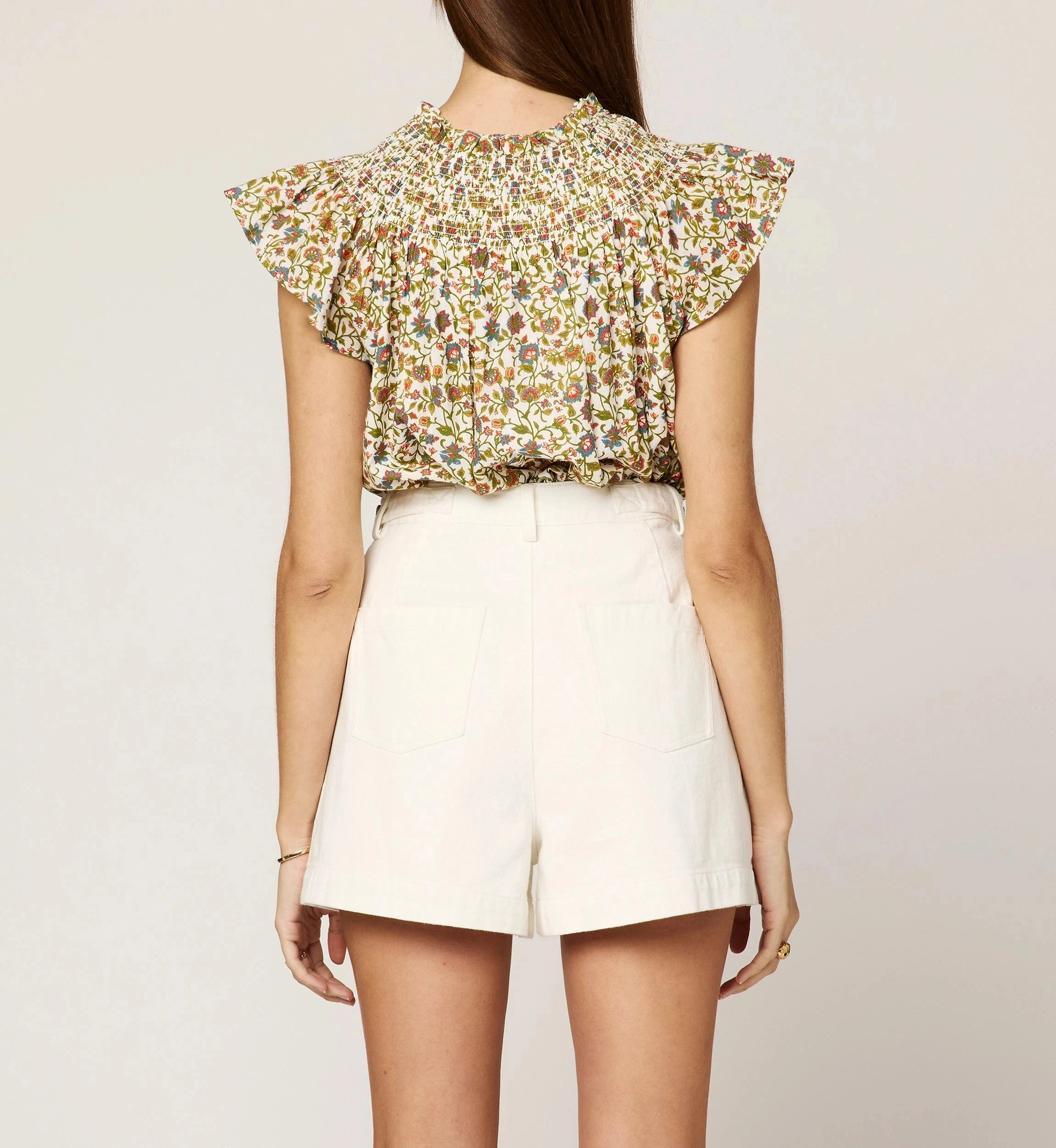 Lightweight Weave SolarReflectiveFinish Dira Blouse | Viti Flora