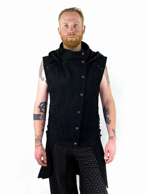 Breathable Hoodie Hydrophobic Threadwork Virtuoso Tailcoat