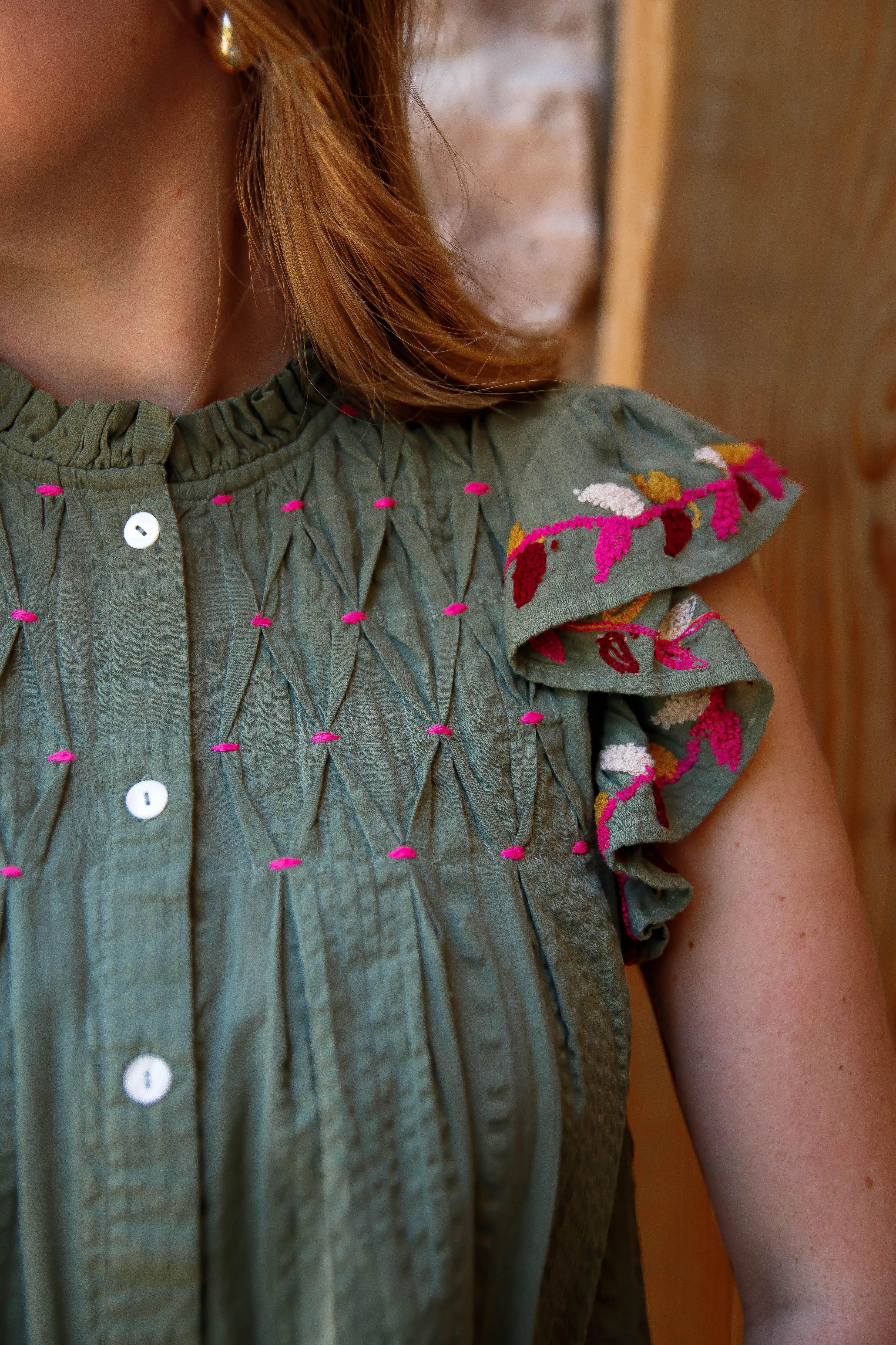 Wants and Needs Blouse Noise Reduced Zipper