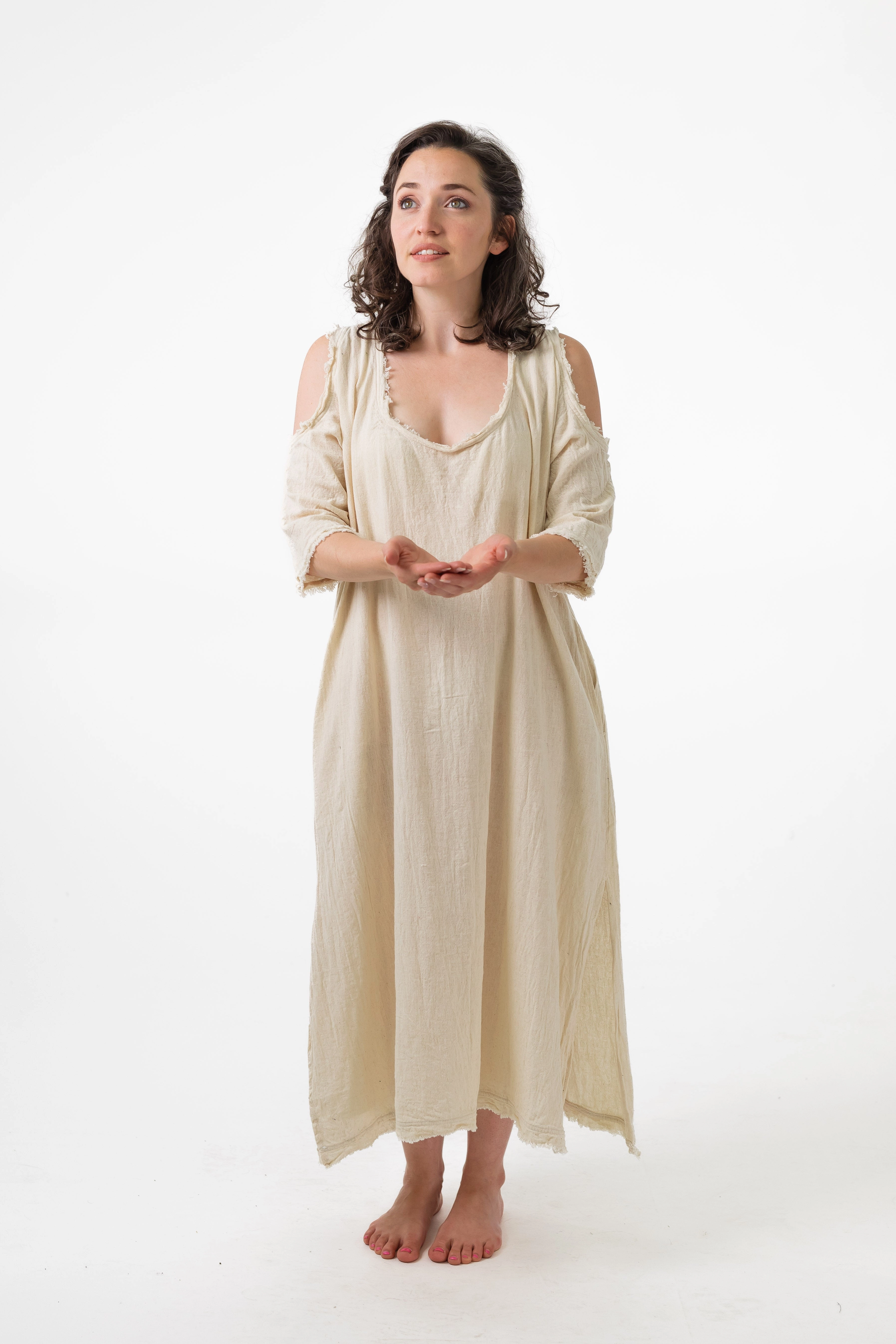 Breathable Design Quilted-Texture Wasteland Maxi