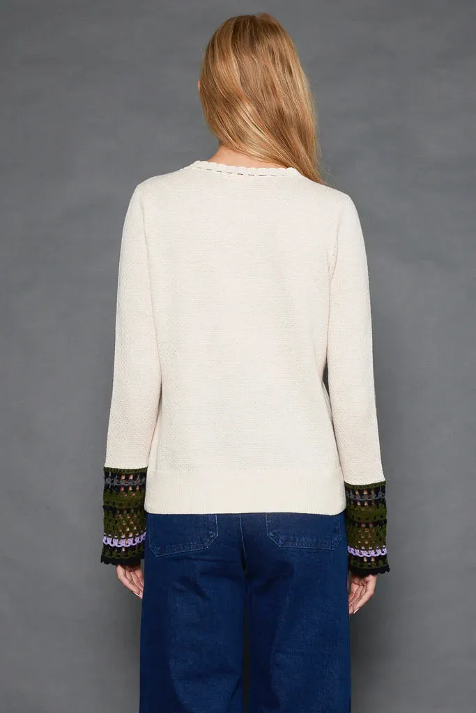 AllDayComfortFit Lisa Todd Cuff Links Sweater