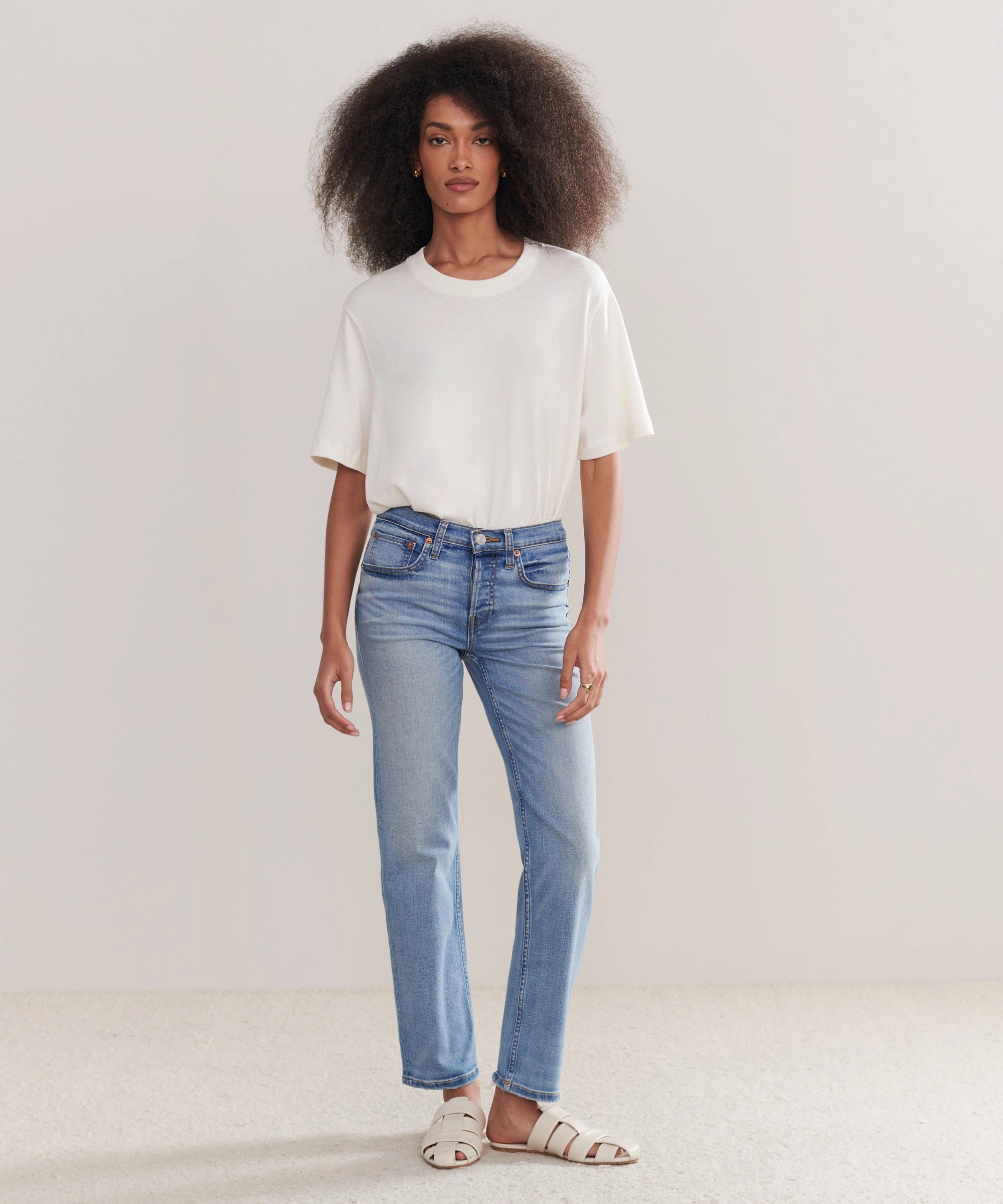 TaperedLeg Mid Rise Stovepipe