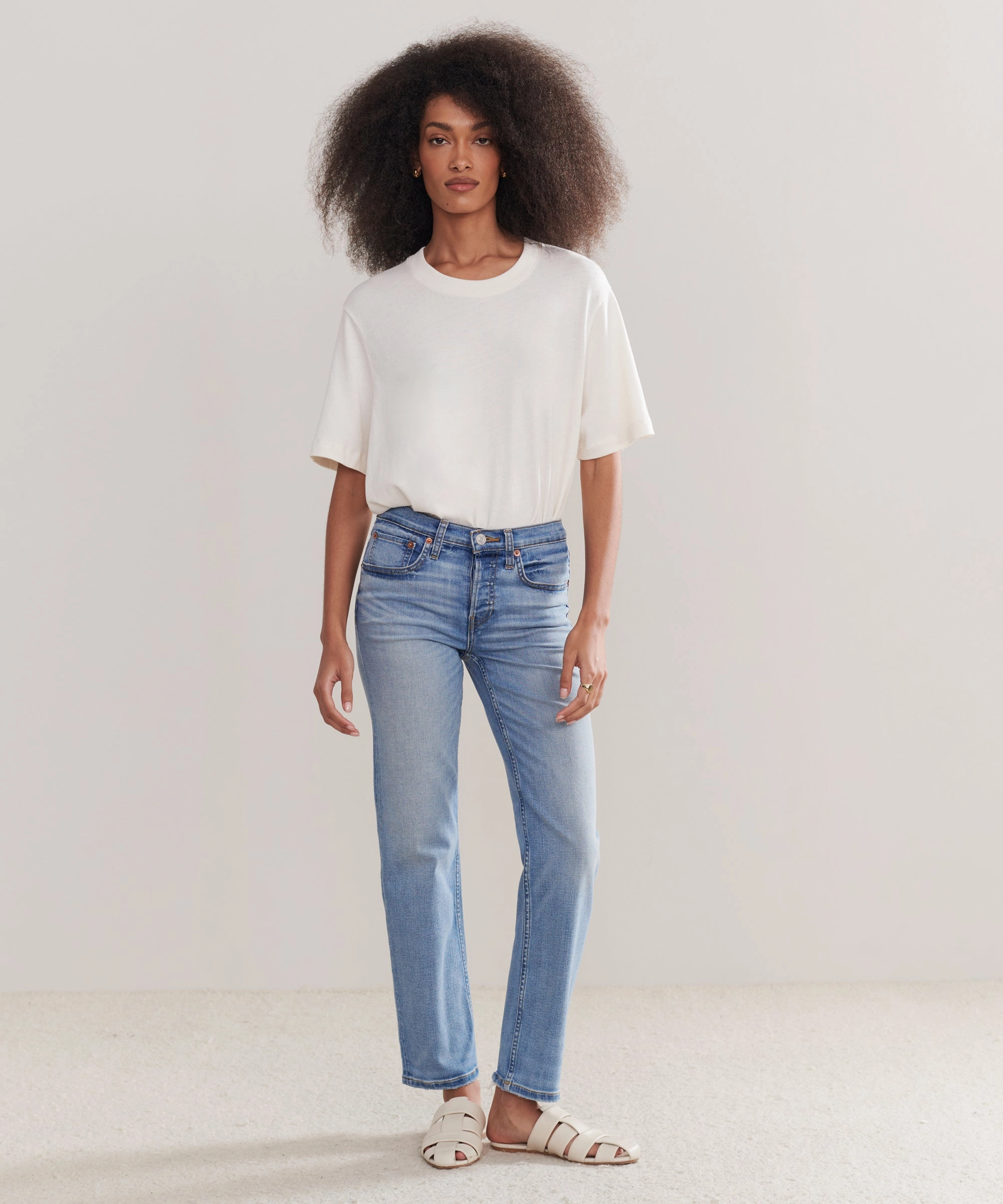 Mid Rise Stovepipe Seasonless wear