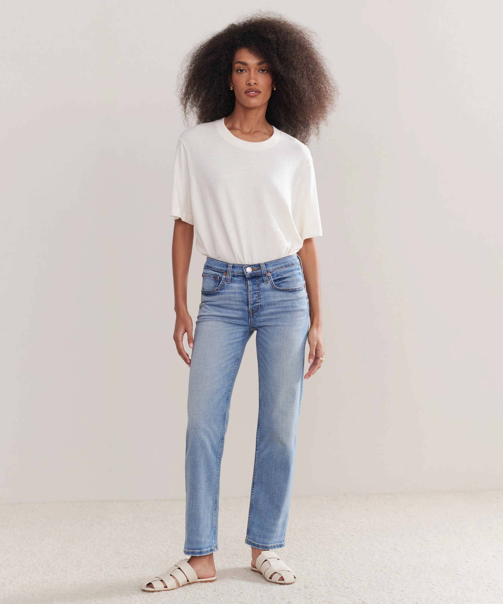 Perfectly Fit Mid Rise Stovepipe