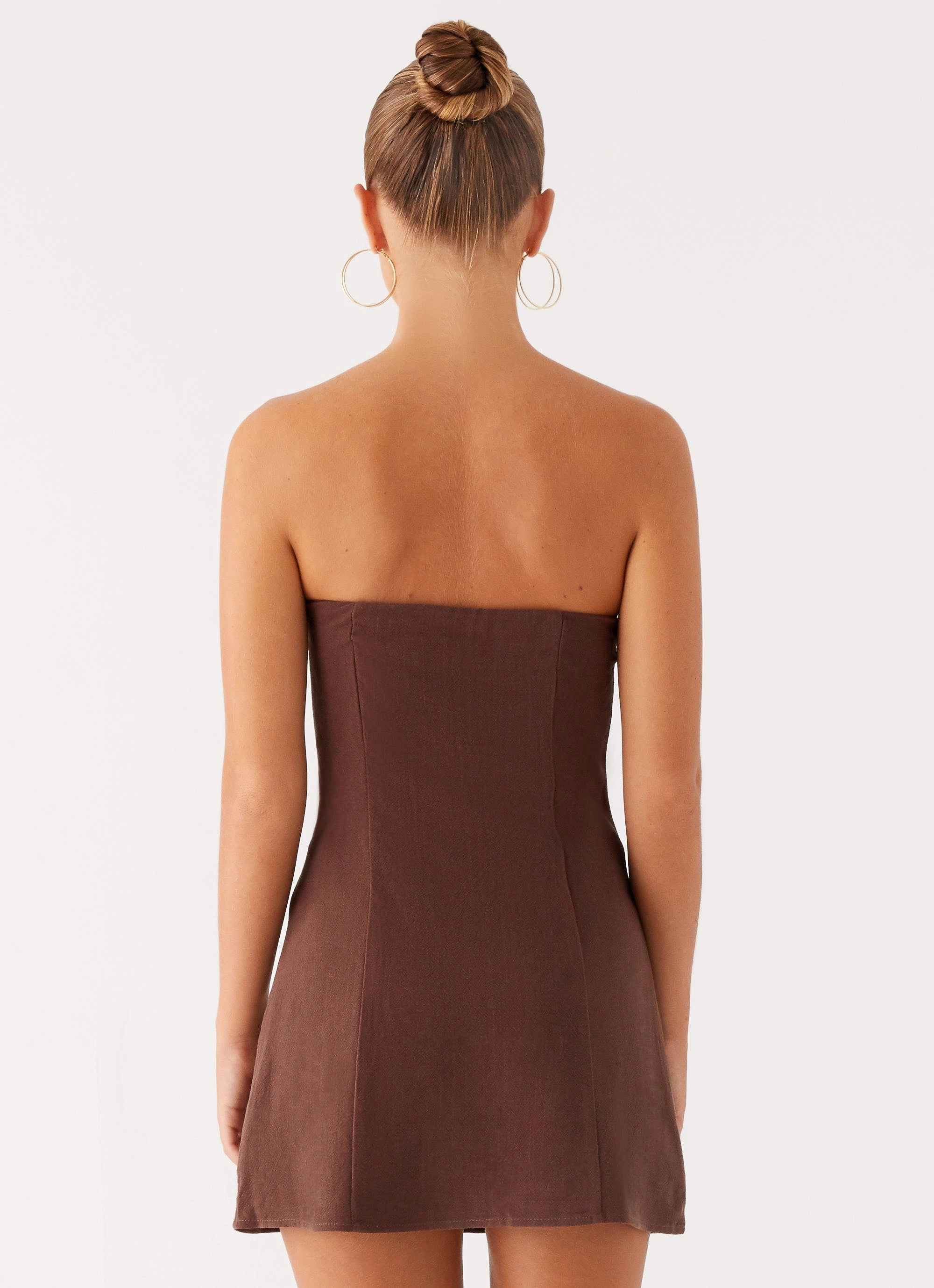 Ludo Mini Dress - Chocolate Flattering Wearable