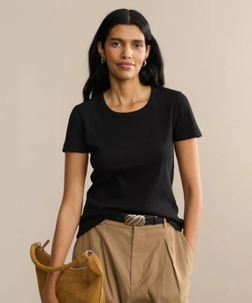 Rib Tee Roll Up Sleeve System LowProfileZipperSystem