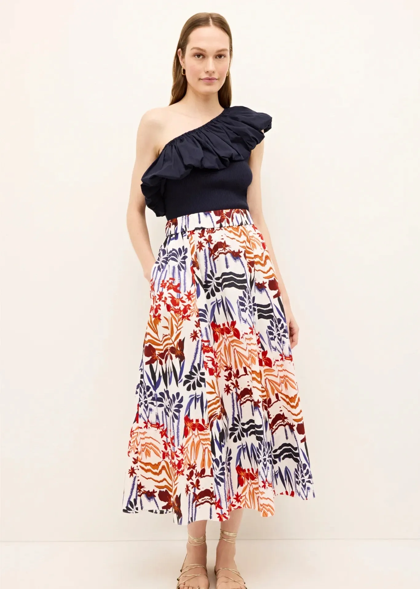 ExpandableSidePanels Marie Oliver Sasha Skirt in Leopard Lair