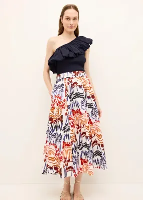 ExpandableSidePanels Marie Oliver Sasha Skirt in Leopard Lair