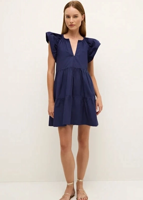 Dew Tone Marie Oliver Kara Dress Naval