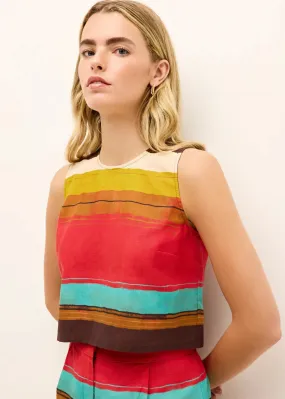 Marie Oliver Fallon Top Multi Panel Cut