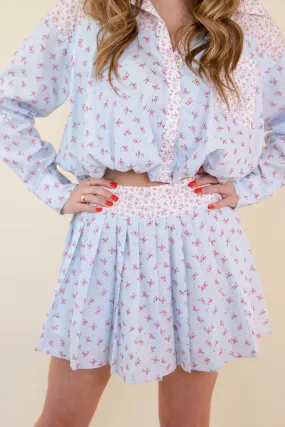 Zero Waste Manufacturing Your Best Days Pleated Mini Skirt