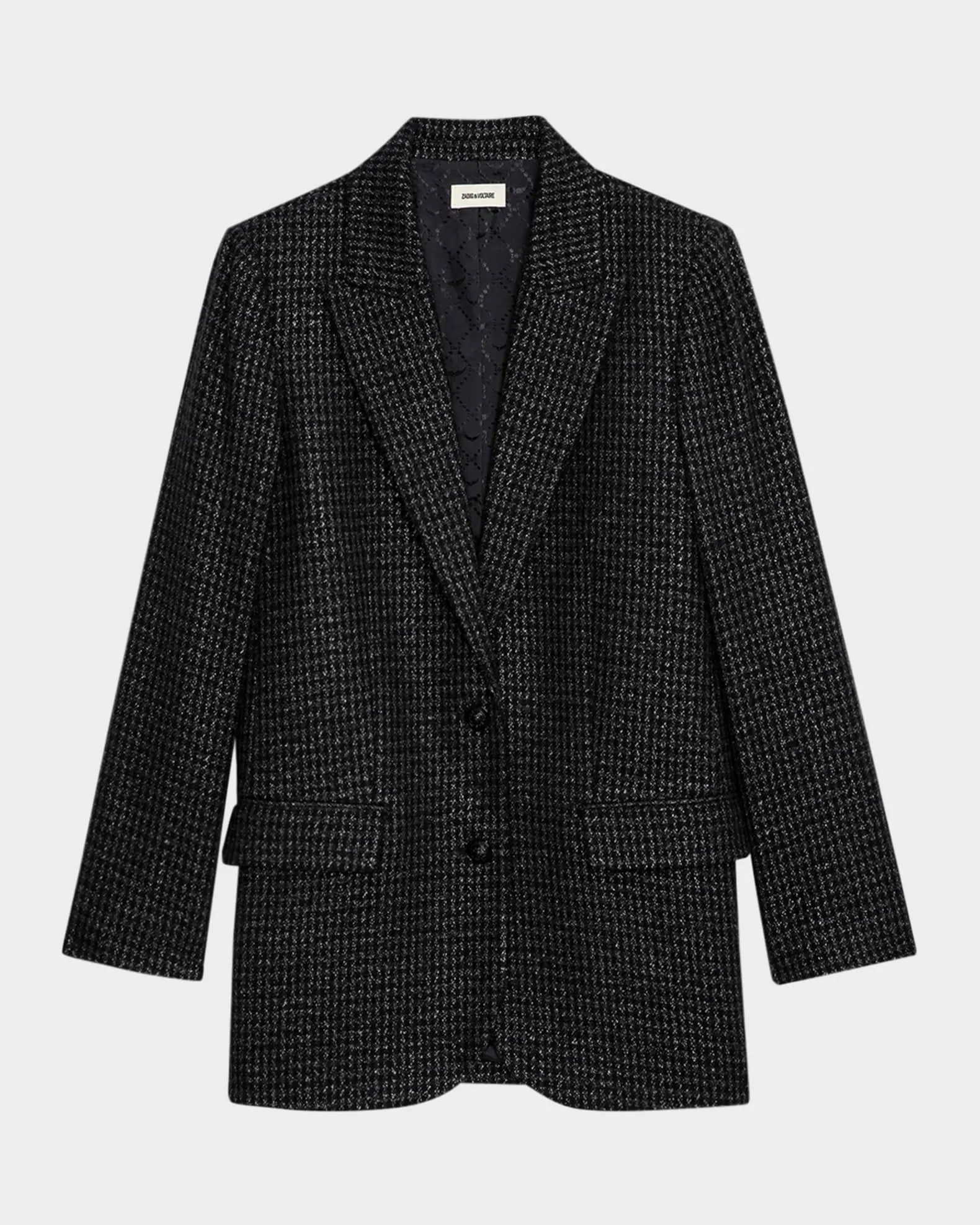 Zadig & Voltaire Viva Blazer Weatherproof Zipper Closure
