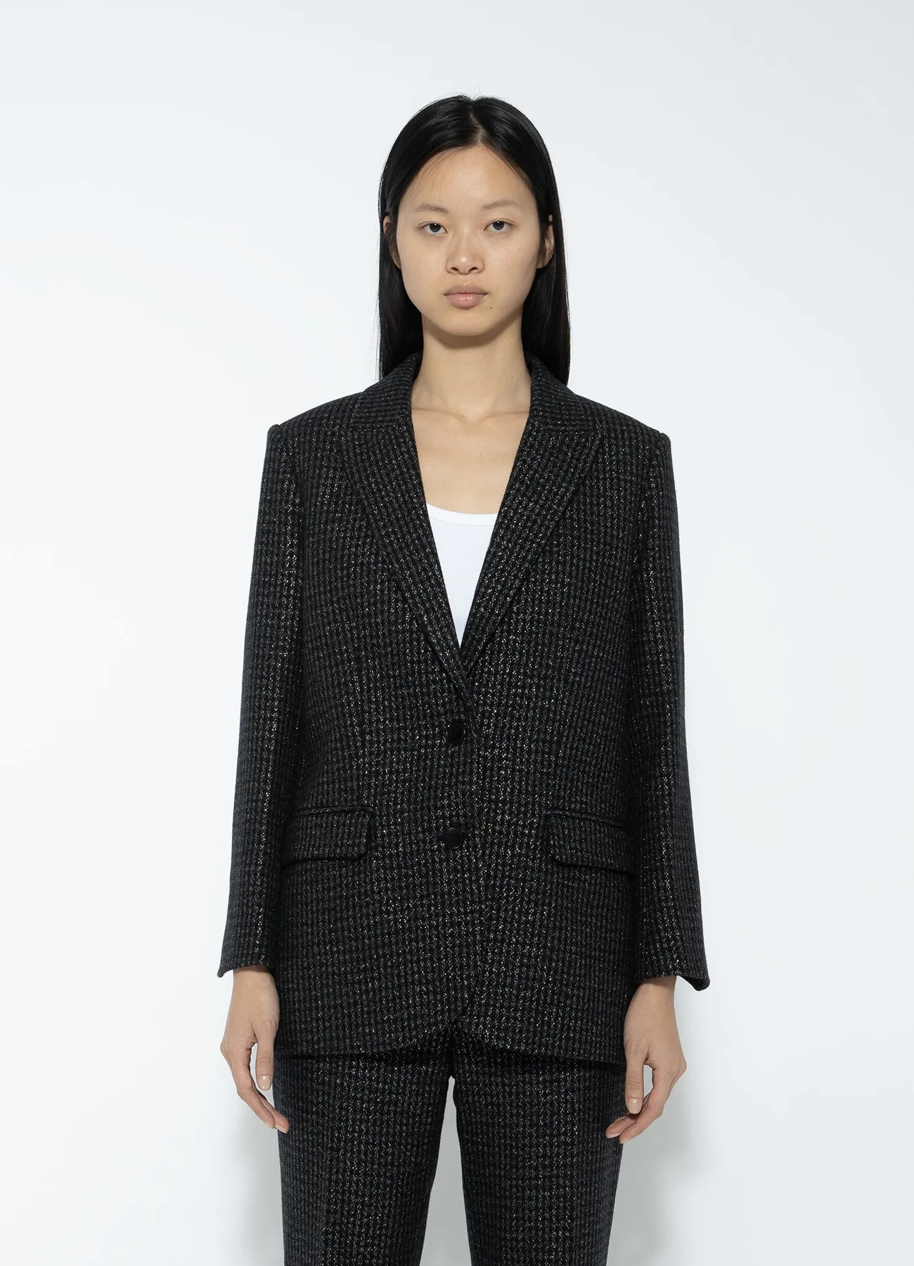 Water Resistant Shell Flat Lock Stitching Zadig & Voltaire Viva Blazer