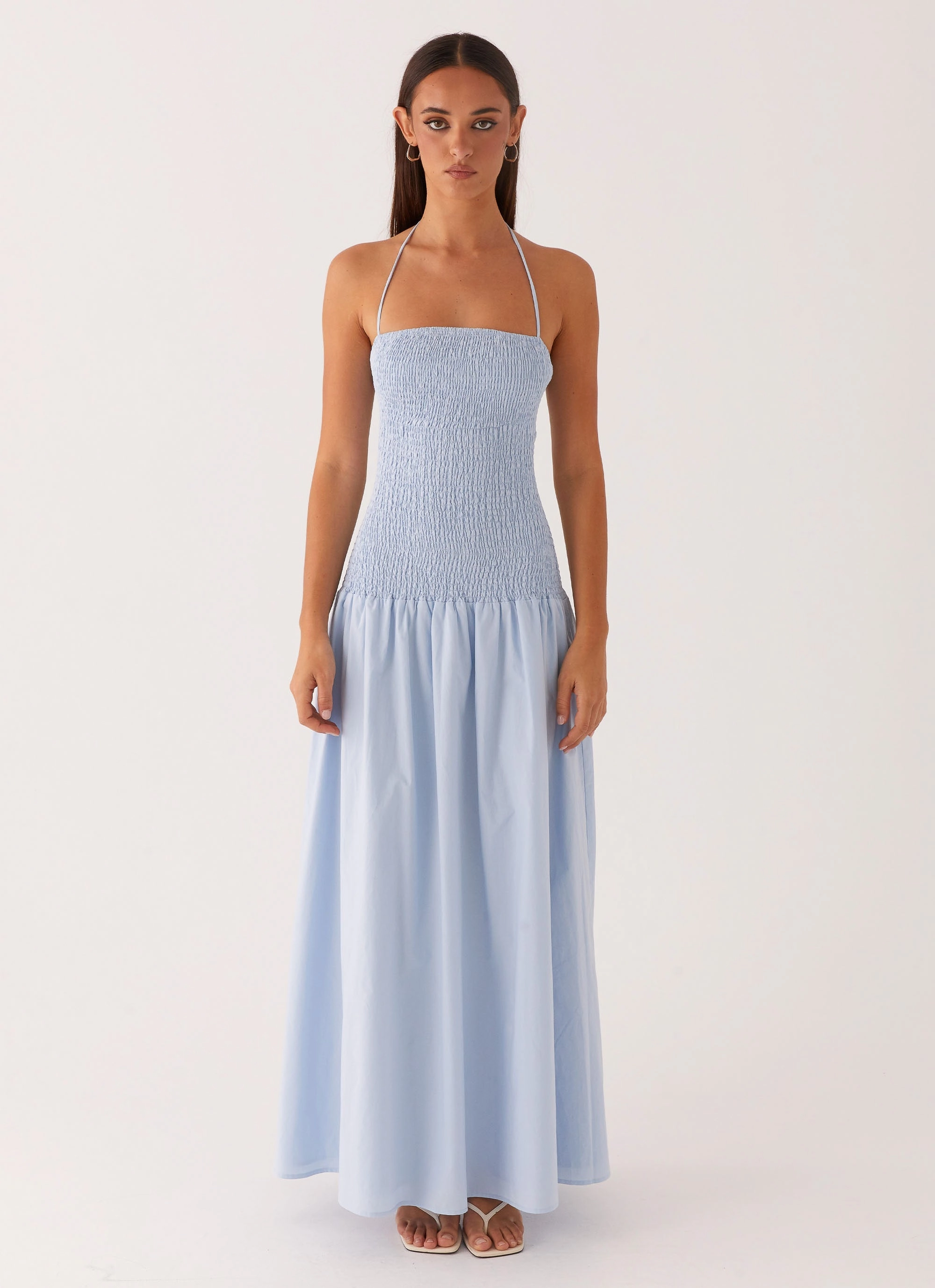 Trendy wrap gown Gentle Look Zahra Maxi Dress - Blue