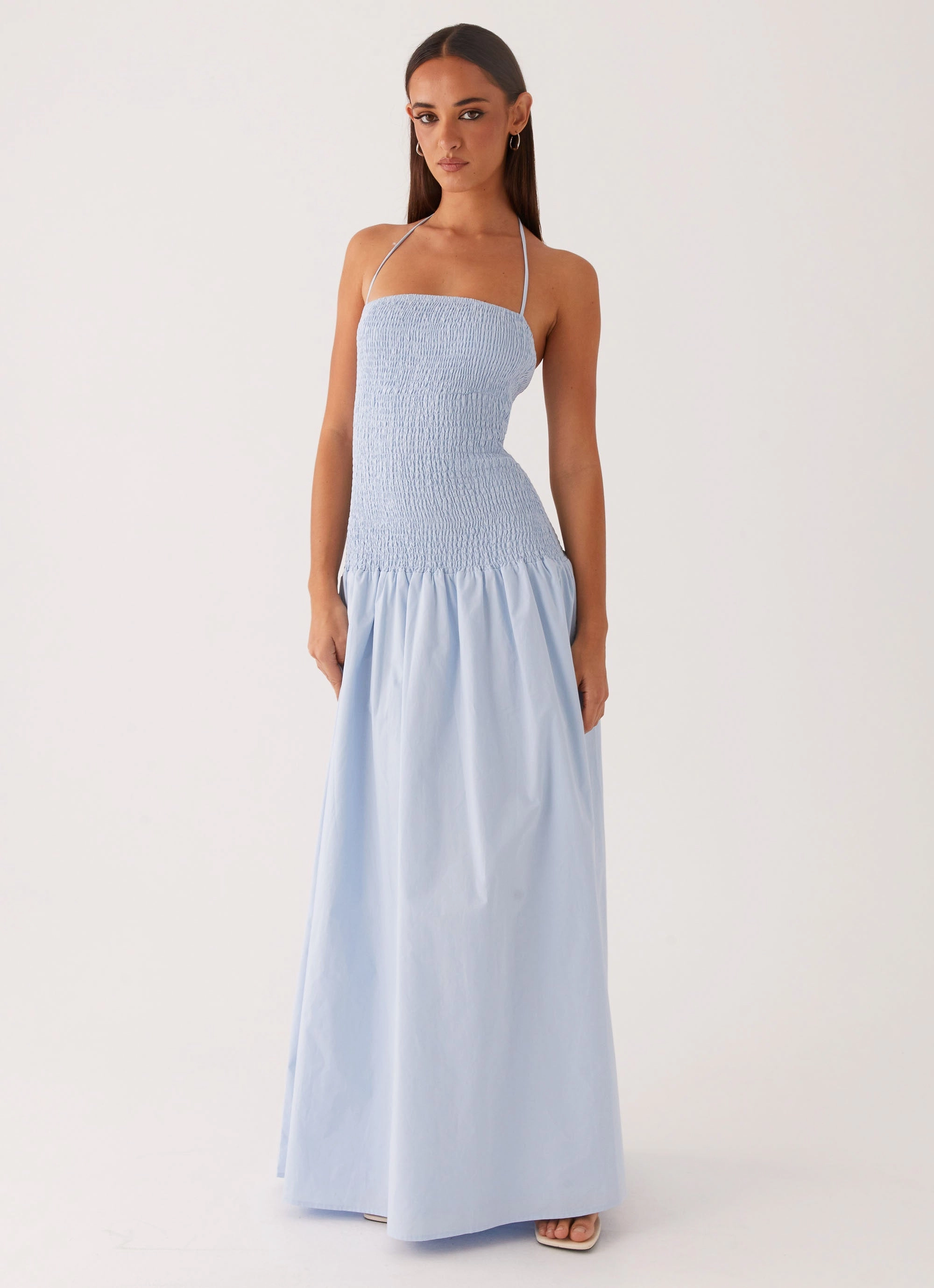 Zahra Maxi Dress - Blue Relax Piece Modern Soft
