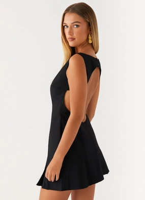 Flexible Comfort Zavia Mini Dress - Black