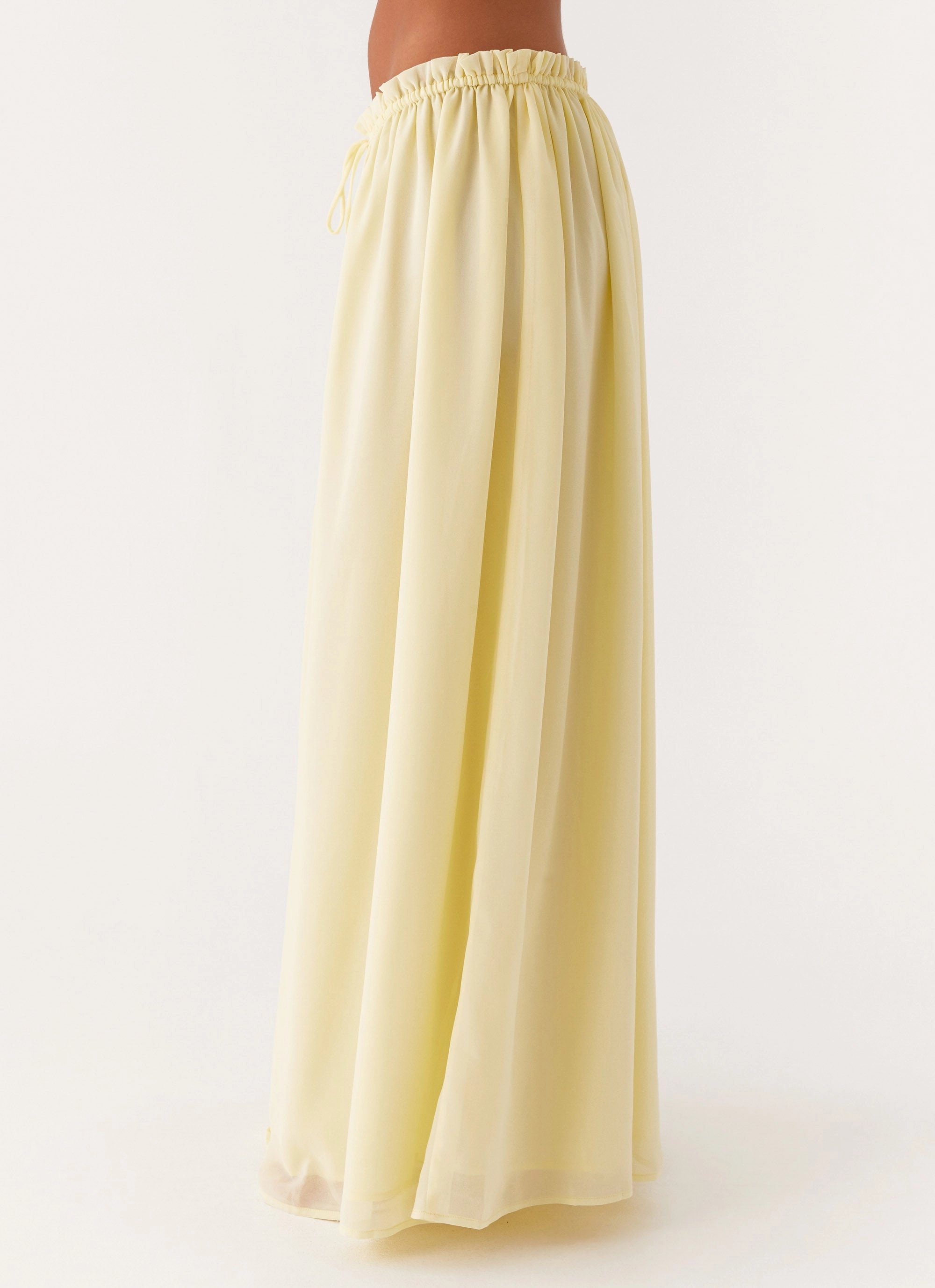 Coastal Attire Effortless Style Zaya Maxi Skirt - Yellow